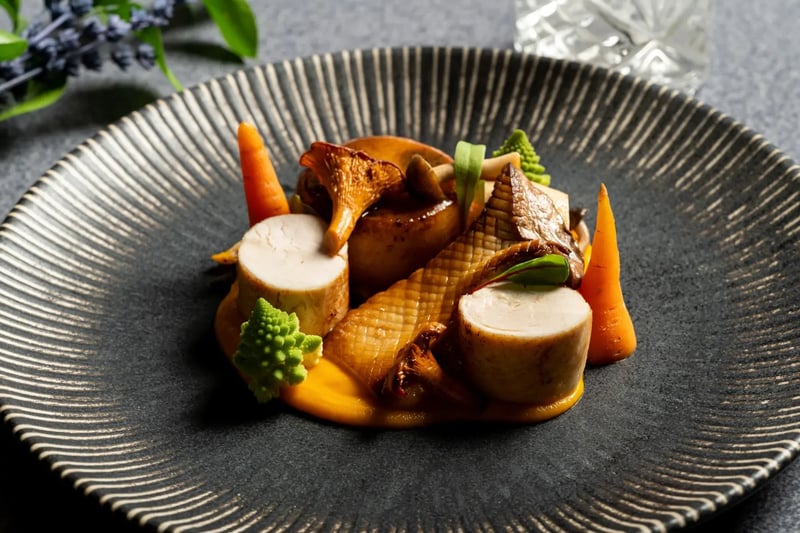 A dish served in the wedding breakfast at Copdock Hall