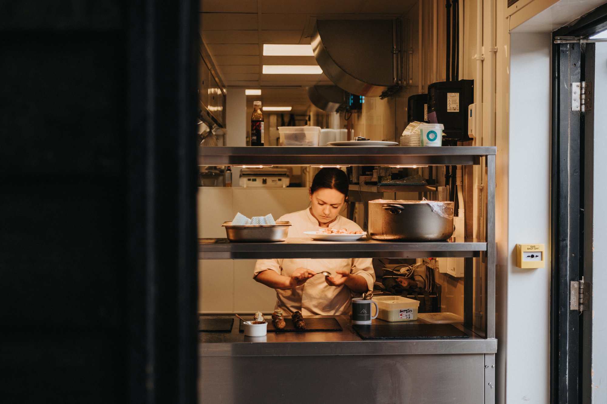 chef-working-in-kitchen-at-copdock-hall